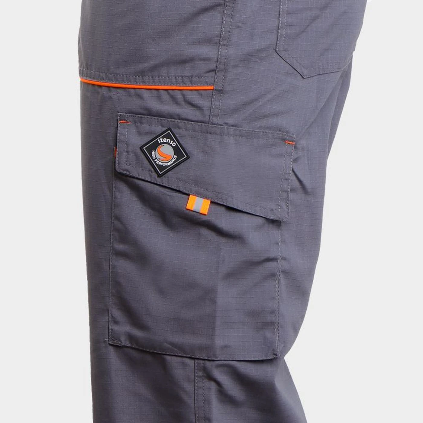 Salopetă de lucru PRISMA VARĂ GRI/PORTOCALIU / Stenso / Pantaloni, salopete, colanți