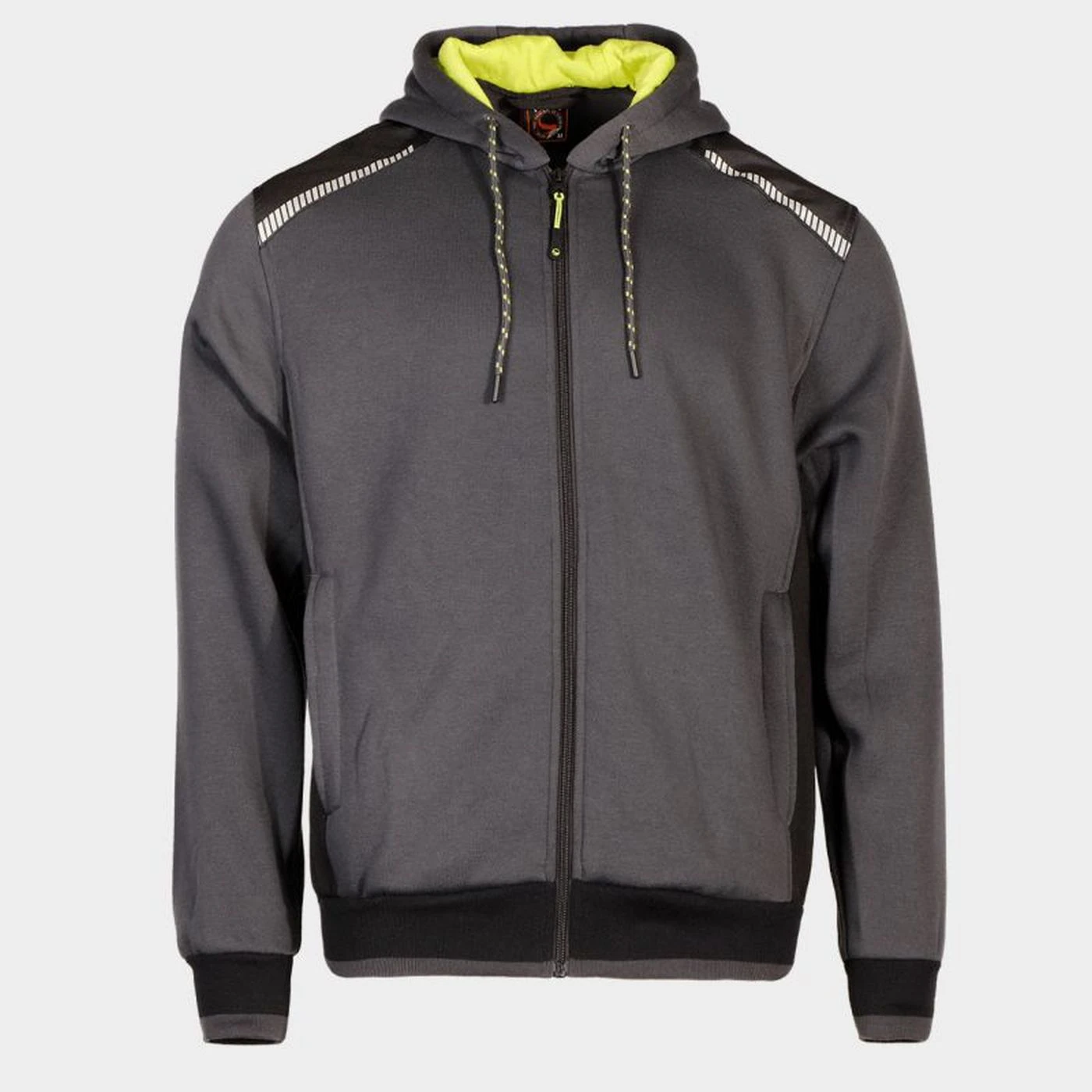 Hanorac PRISMA GRI/VERDE / Stenso / Hanorace, bluze softshell, polar și fleece