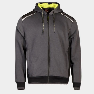 Hanorac PRISMA GRI/VERDE / Stenso / Hanorace, bluze softshell, polar și fleece