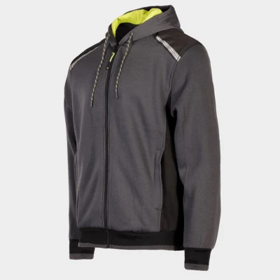 Hanorac PRISMA GRI/VERDE / Stenso / Hanorace, bluze softshell, polar și fleece