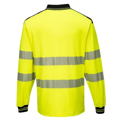 T184 - Tricou Polo PW3 Hi-Vis L/S / Portwest / Tricouri, bluze, cămăși