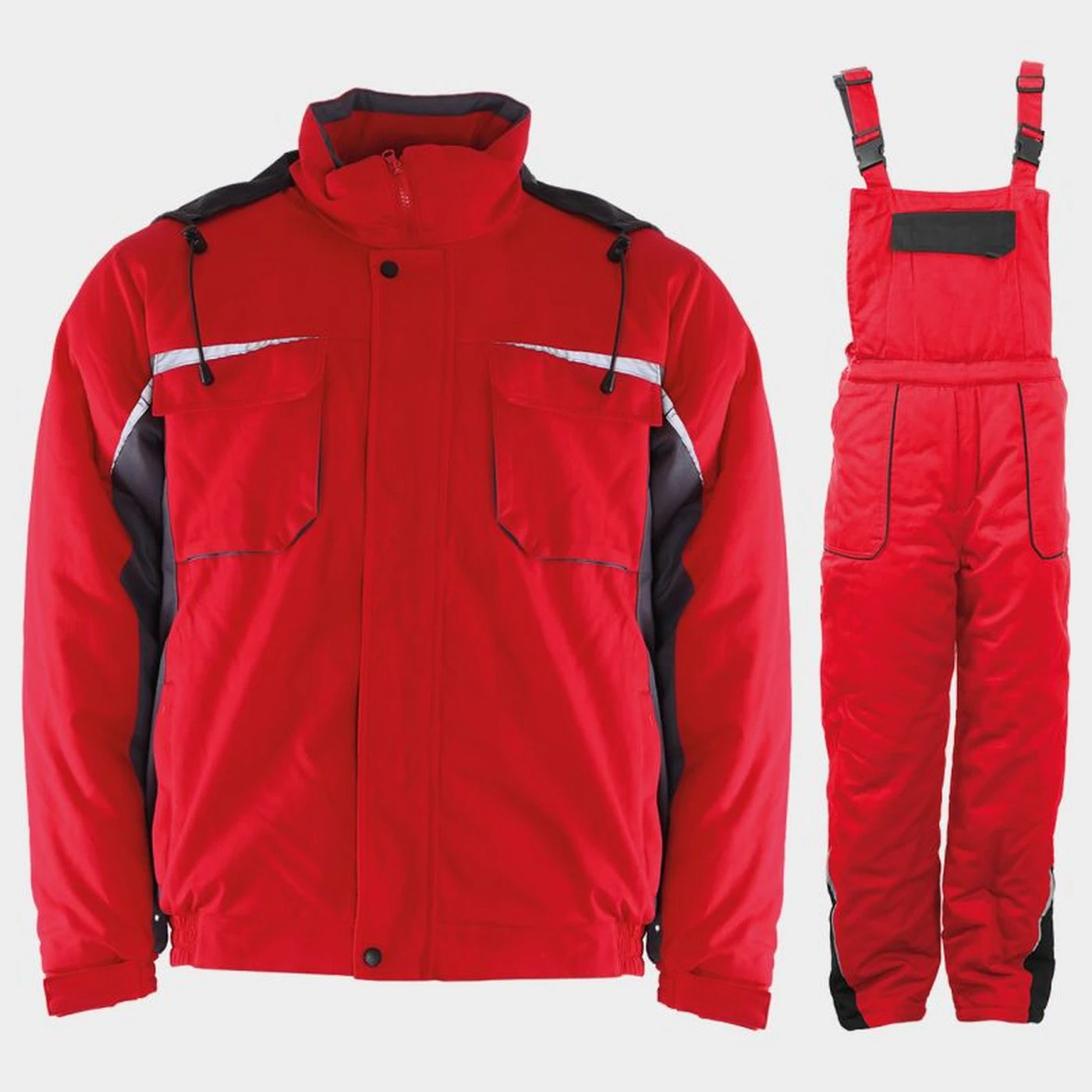 Costum de lucru KASTOR IARNĂ ROȘIE BUMBAC / Stenso / Costume de lucru