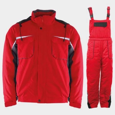 Costum de lucru KASTOR IARNĂ ROȘIE BUMBAC / Stenso / Costume de lucru