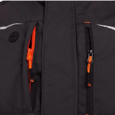 Geacă de lucru KASTOR T/C WINTER GREY/BLACK/ORANGE / Stenso / Jachete și geci