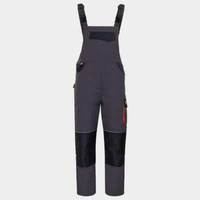 Salopetă de lucru KASTOR T/C WINTER GREY/BLACK/ORANGE / Stenso / Pantaloni, salopete, colanți