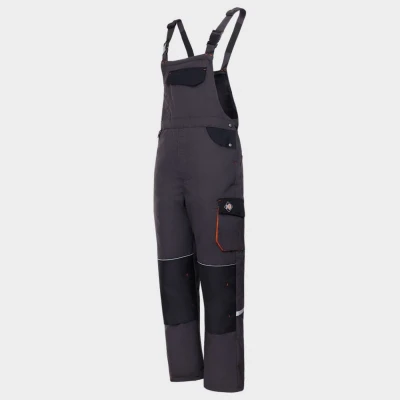 Salopetă de lucru KASTOR T/C WINTER GREY/BLACK/ORANGE / Stenso / Pantaloni, salopete, colanți