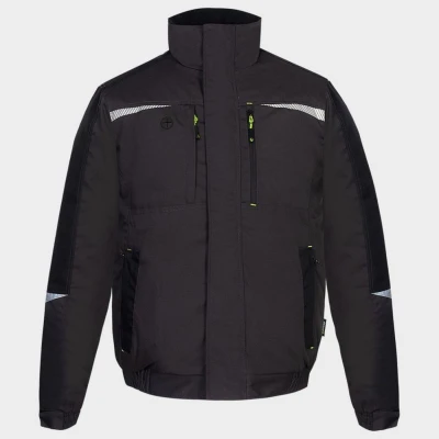 Geacă de lucru KASTOR T/C WINTER GREY/BLACK/GREEN / Stenso / Jachete și geci