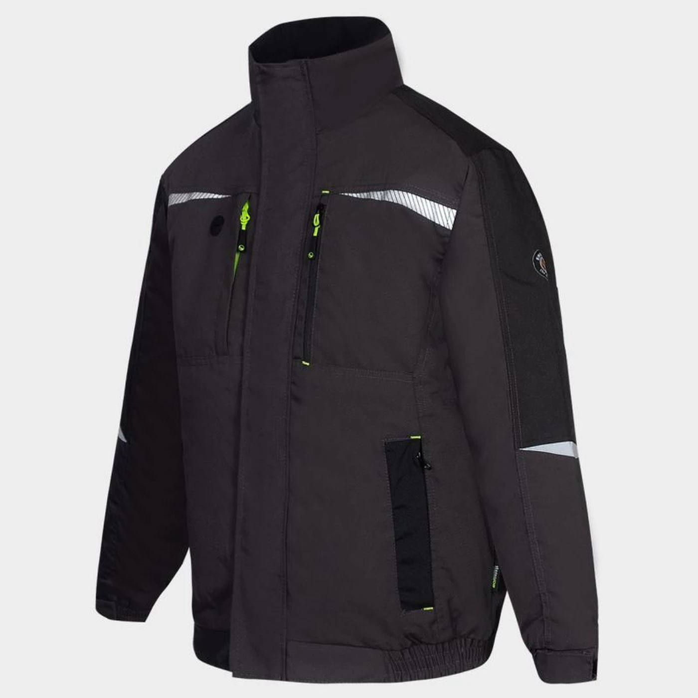 Geacă de lucru KASTOR T/C WINTER GREY/BLACK/GREEN / Stenso / Jachete și geci