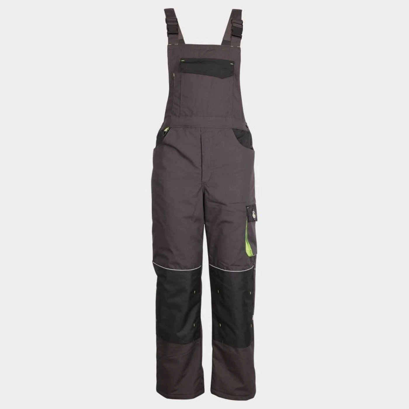 Salopetă de lucru KASTOR T/C WINTER GREY/BLACK/GREEN / Stenso / Pantaloni, salopete, colanți