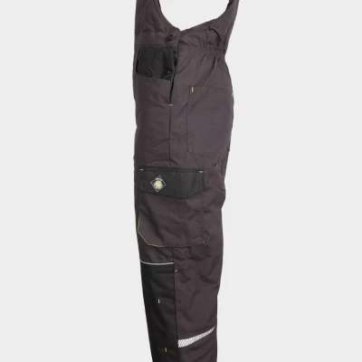 Salopetă de lucru KASTOR T/C WINTER GREY/BLACK/GREEN / Stenso / Pantaloni, salopete, colanți