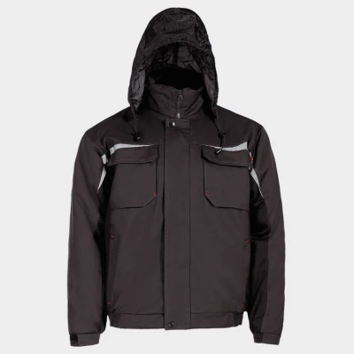 Geacă de lucru KASTOR WINTER GREY COTTON GREY/BLACK / Stenso / Jachete și geci