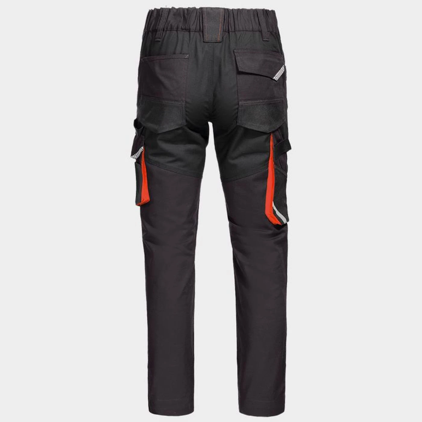 Pantaloni de lucru KASTOR STRETCH GREY/ORANGE / Stenso / Pantaloni, salopete, colanți