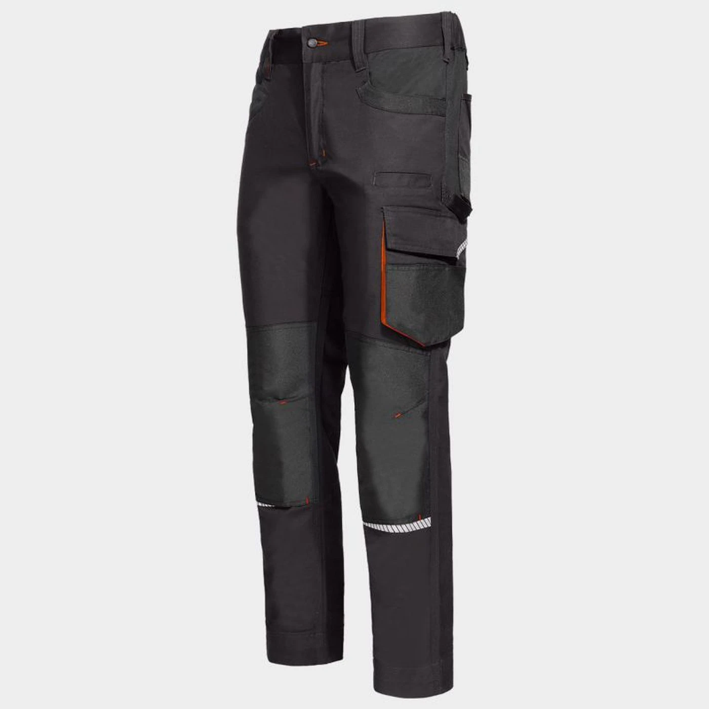 Pantaloni de lucru KASTOR STRETCH GREY/ORANGE / Stenso / Pantaloni, salopete, colanți