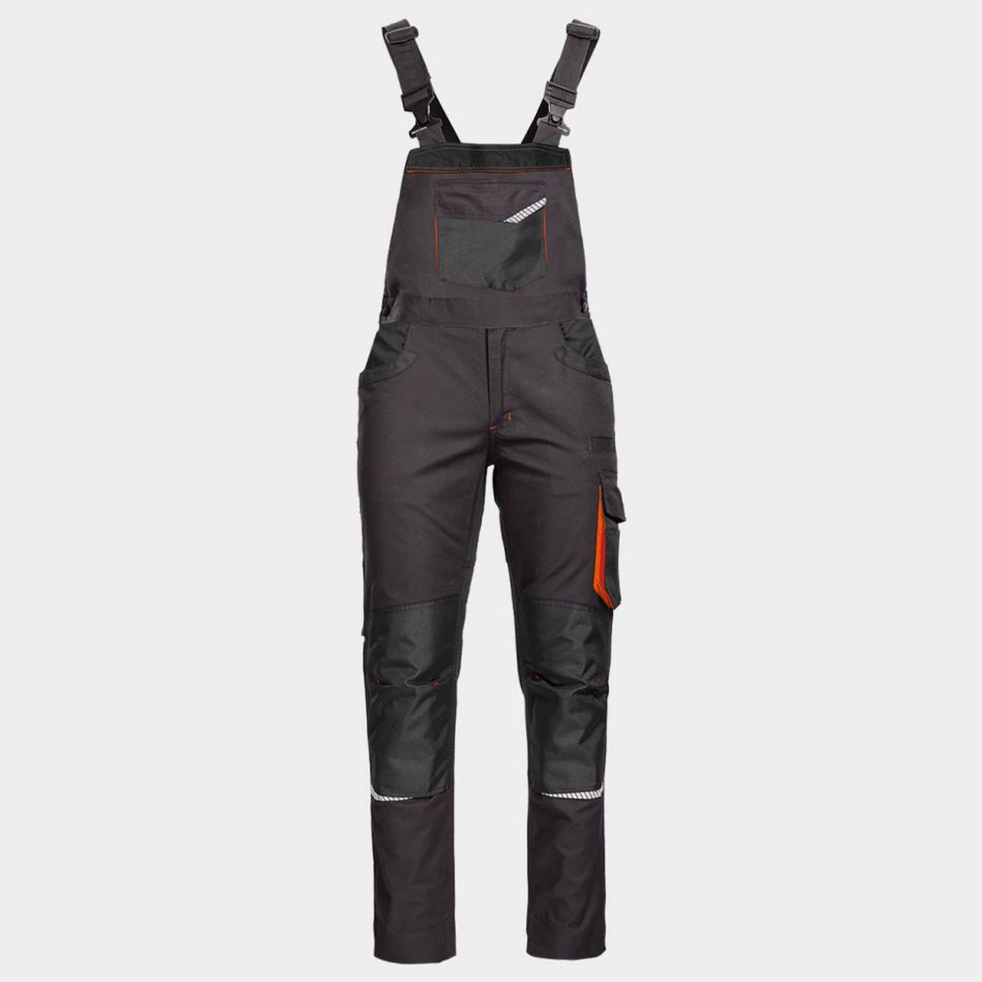 Salopetă de lucru KASTOR STRETCH GREY/ORANGE / Stenso / Pantaloni, salopete, colanți