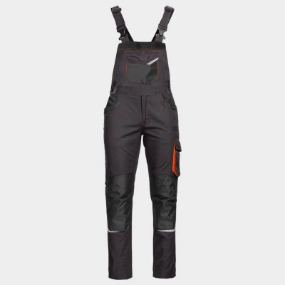 Salopetă de lucru KASTOR STRETCH GREY/ORANGE / Stenso / Pantaloni, salopete, colanți