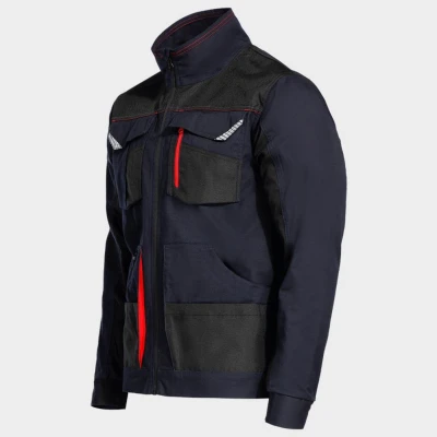 Jachetă de lucru KASTOR STRETCH DARK BLUE/RED / Stenso / Jachete și geci