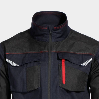Jachetă de lucru KASTOR STRETCH DARK BLUE/RED / Stenso / Jachete și geci