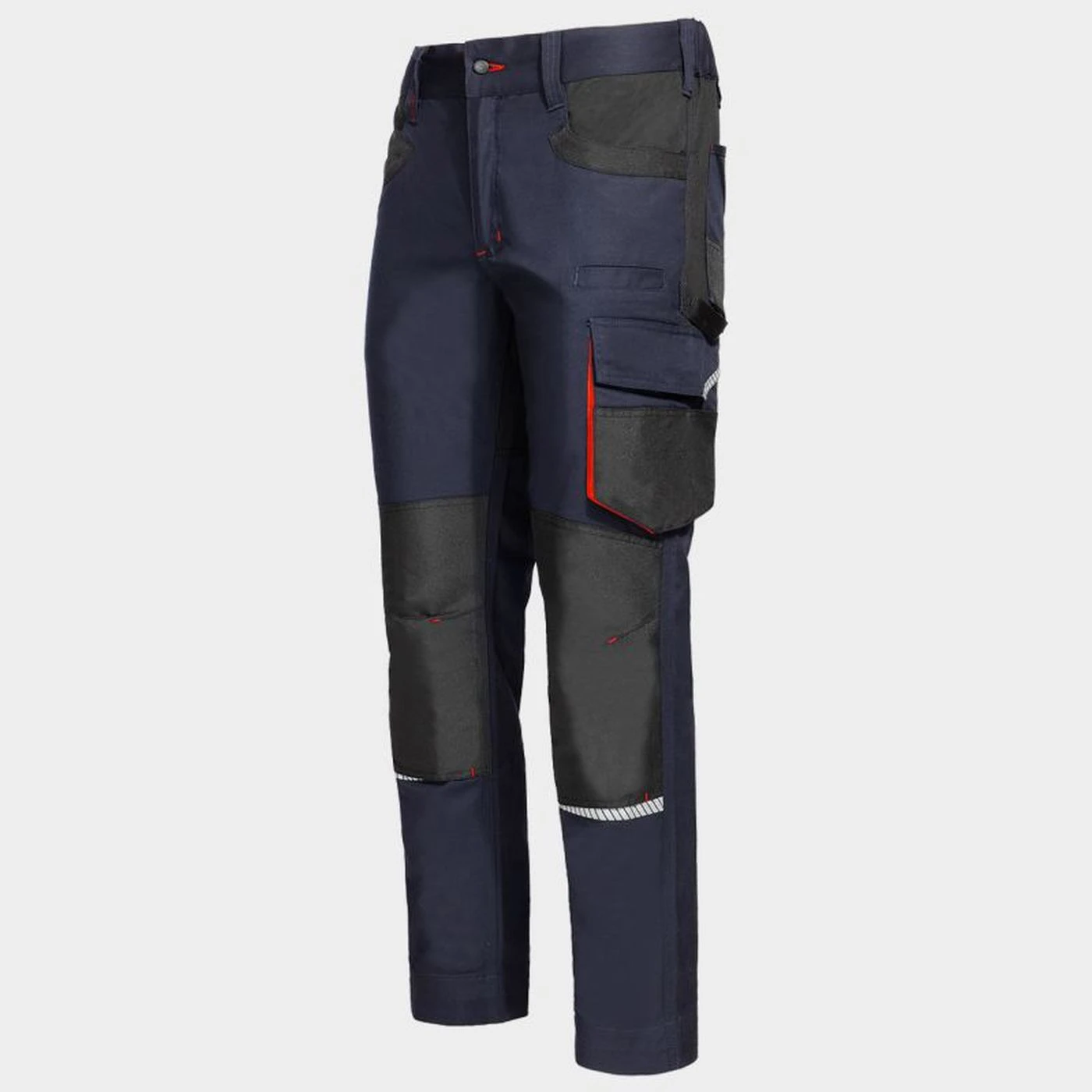 Pantaloni de lucru KASTOR STRETCH DARK BLUE/RED / Stenso / Pantaloni, salopete, colanți