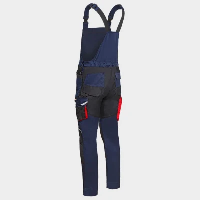 Salopetă de lucru KASTOR STRETCH DARK BLUE/RED / Stenso / Pantaloni, salopete, colanți