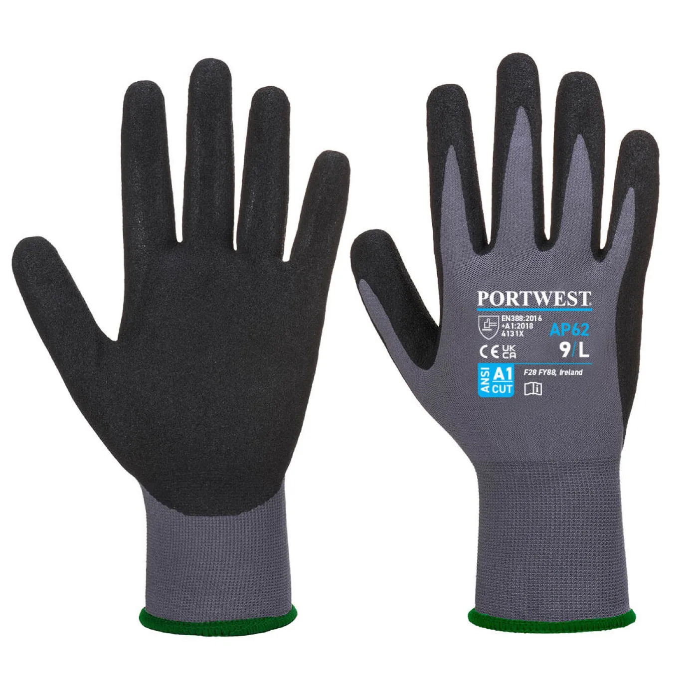 AP62 - Mănuși Dermiflex Aqua / Portwest / Mănuși de protecție din material textil impregnate