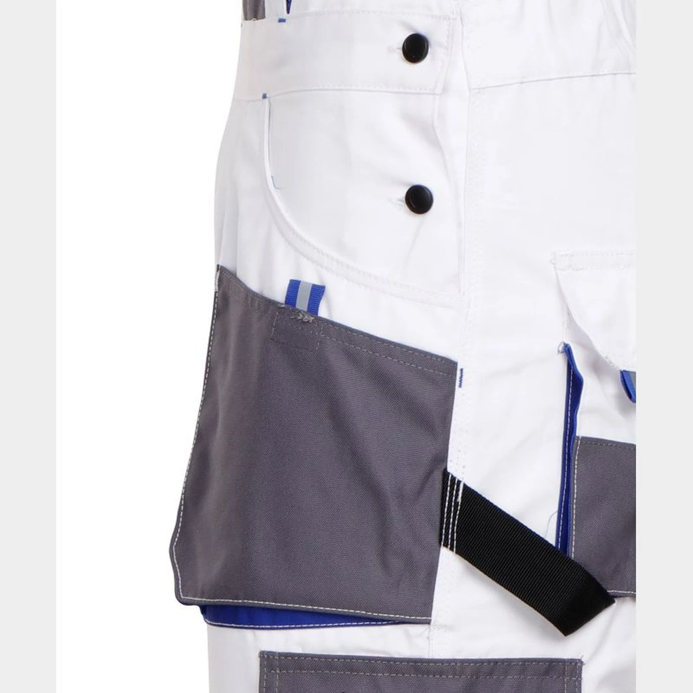 Salopetă de lucru KASTOR ALB / Stenso / Pantaloni, salopete, colanți