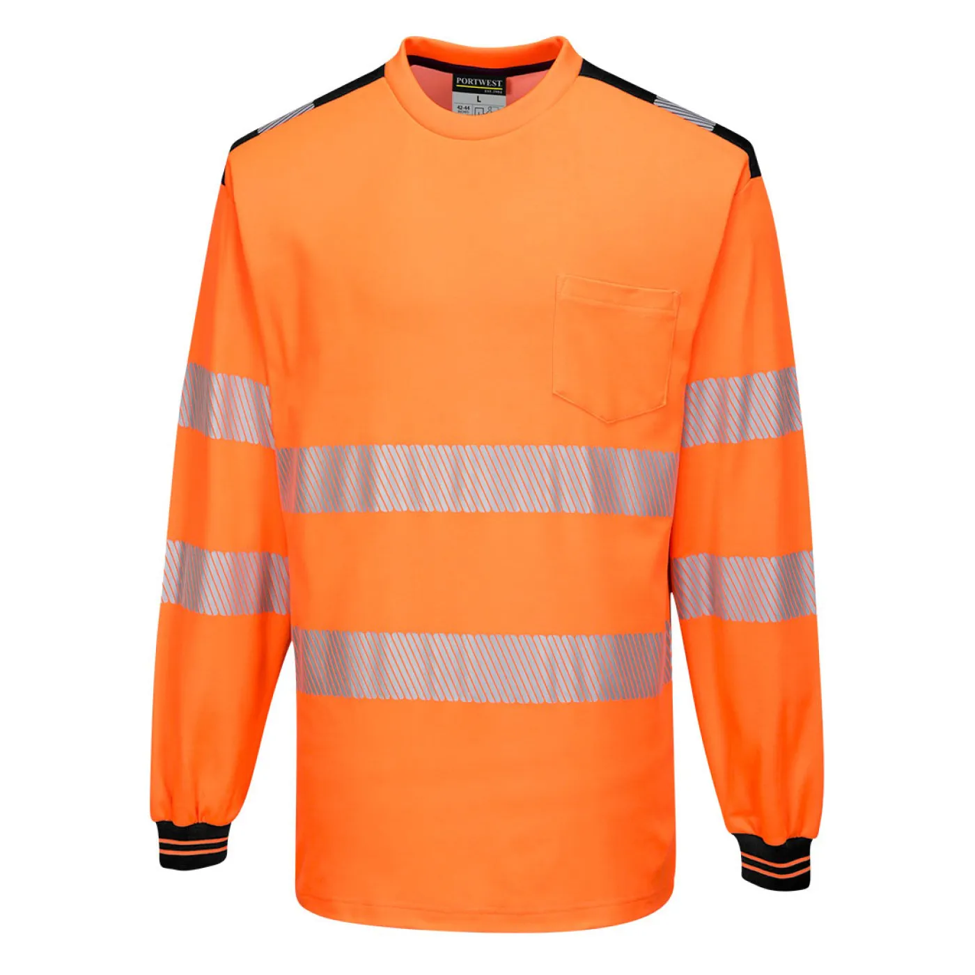 T185 - Tricou PW3 HiVis L/S / Portwest / Tricouri, bluze, cămăși