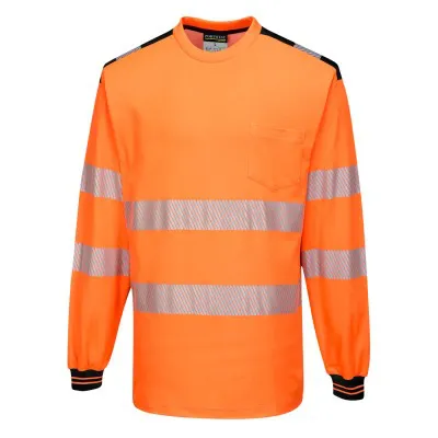 T185 - Tricou PW3 HiVis L/S / Portwest / Tricouri, bluze, cămăși