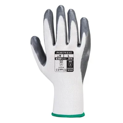 A310 - Mănuși Flexo Grip Nitrile / Portwest / Mănuși de protecție din material textil impregnate