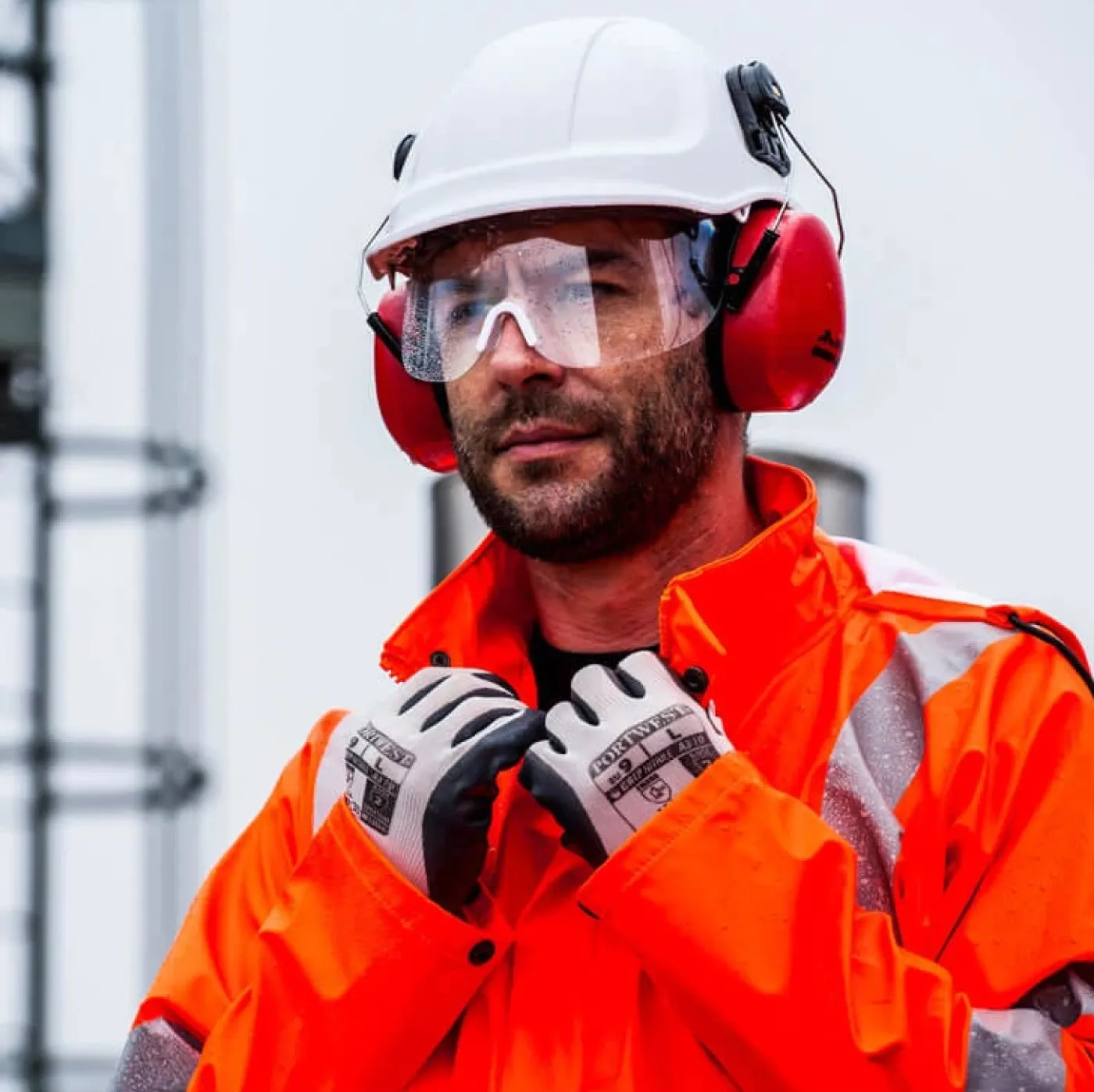 A310 - Mănuși Flexo Grip Nitrile / Portwest / Mănuși de protecție din material textil impregnate