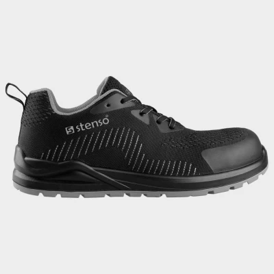 Pantofi de protecție RACE PRO BLACK S1PS MF SR / Stenso / Încălțăminte de protecție S1PS