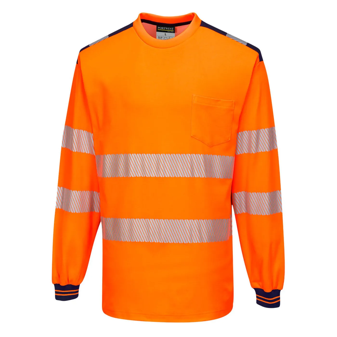 T185 - Tricou PW3 HiVis L/S / Portwest / Tricouri, bluze, cămăși