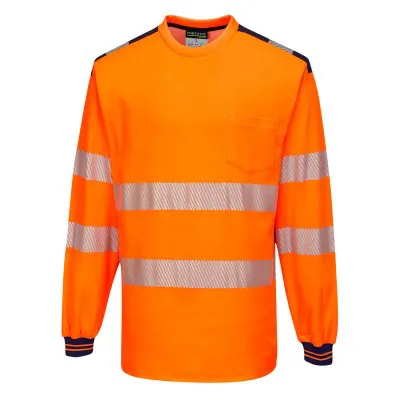 T185 - Tricou PW3 HiVis L/S / Portwest / Tricouri, bluze, cămăși