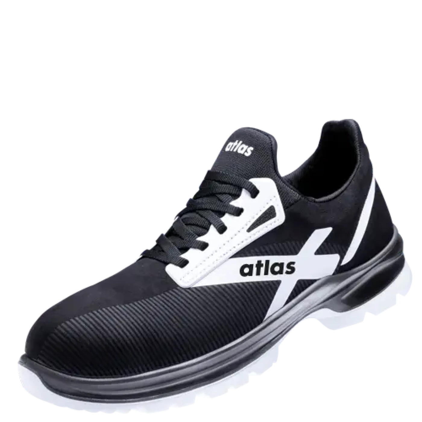 Pantofi de protecție A 95 BLACK S3S SR / Atlas / Încălțăminte sport de protecție, casual și timp liber