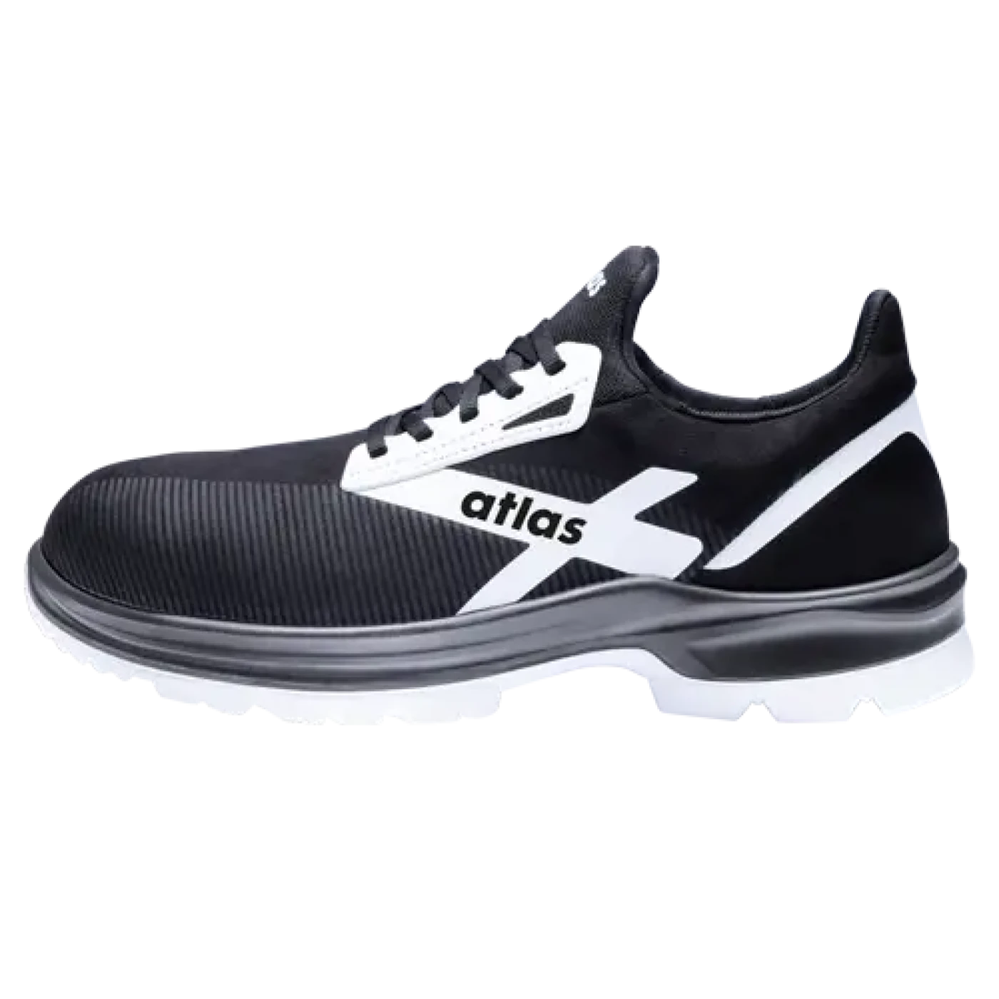 Pantofi de protecție A 95 BLACK S3S SR / Atlas / Încălțăminte sport de protecție, casual și timp liber