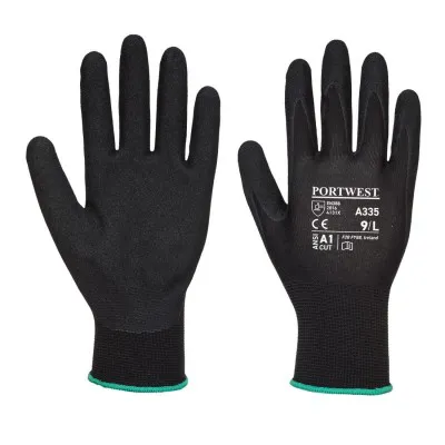 A335 - Mănuși Dermi-Grip NPR15 Nitrile Sandy / Portwest / Mănuși de protecție din material textil impregnate