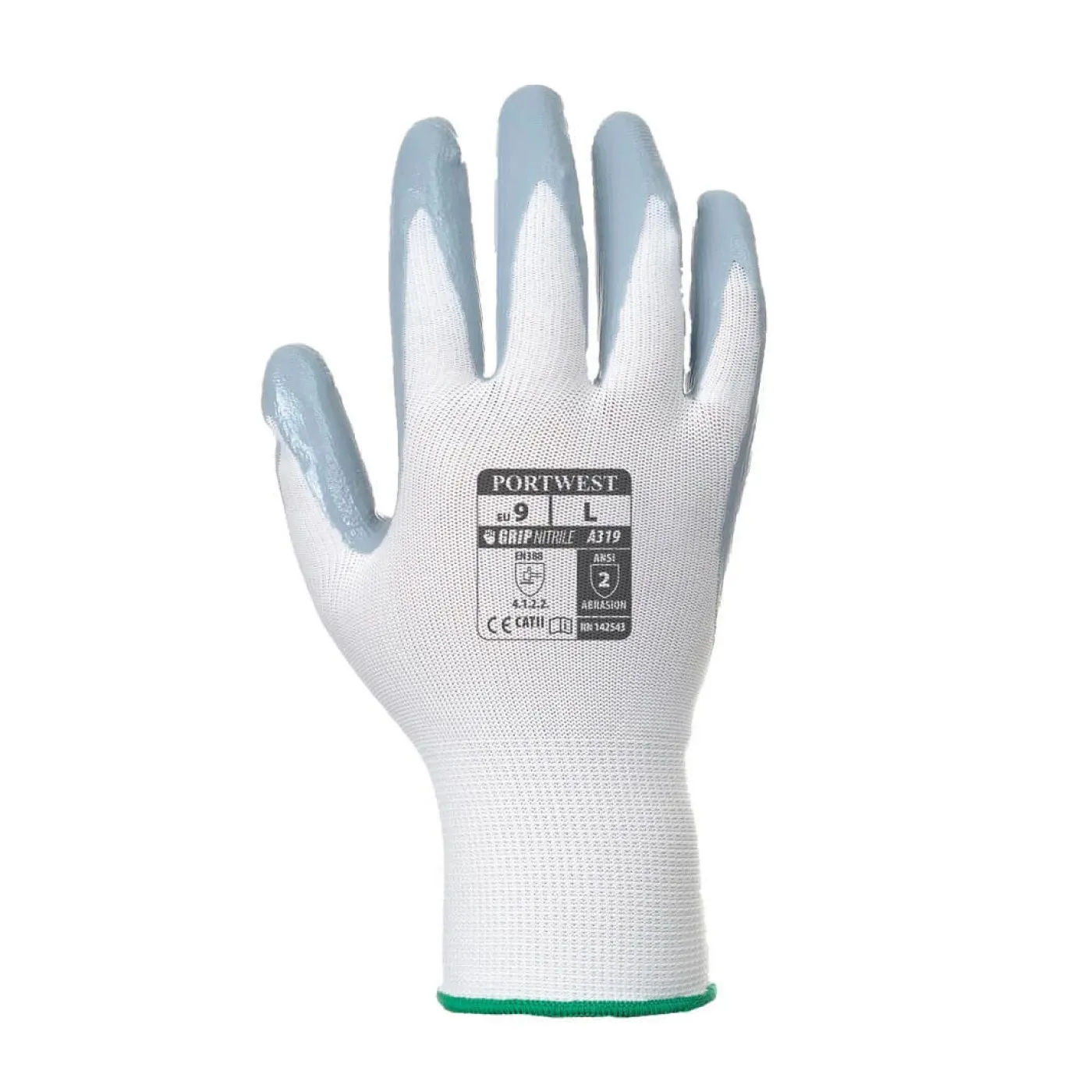 A319 - Mănuși Flexo Grip Nitrile în ambalaj individual / Portwest / Mănuși de protecție din material textil impregnate