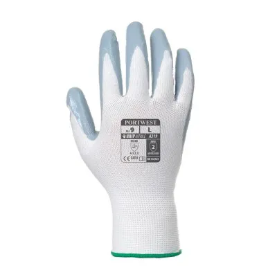 A319 - Mănuși Flexo Grip Nitrile în ambalaj individual / Portwest / Mănuși de protecție din material textil impregnate