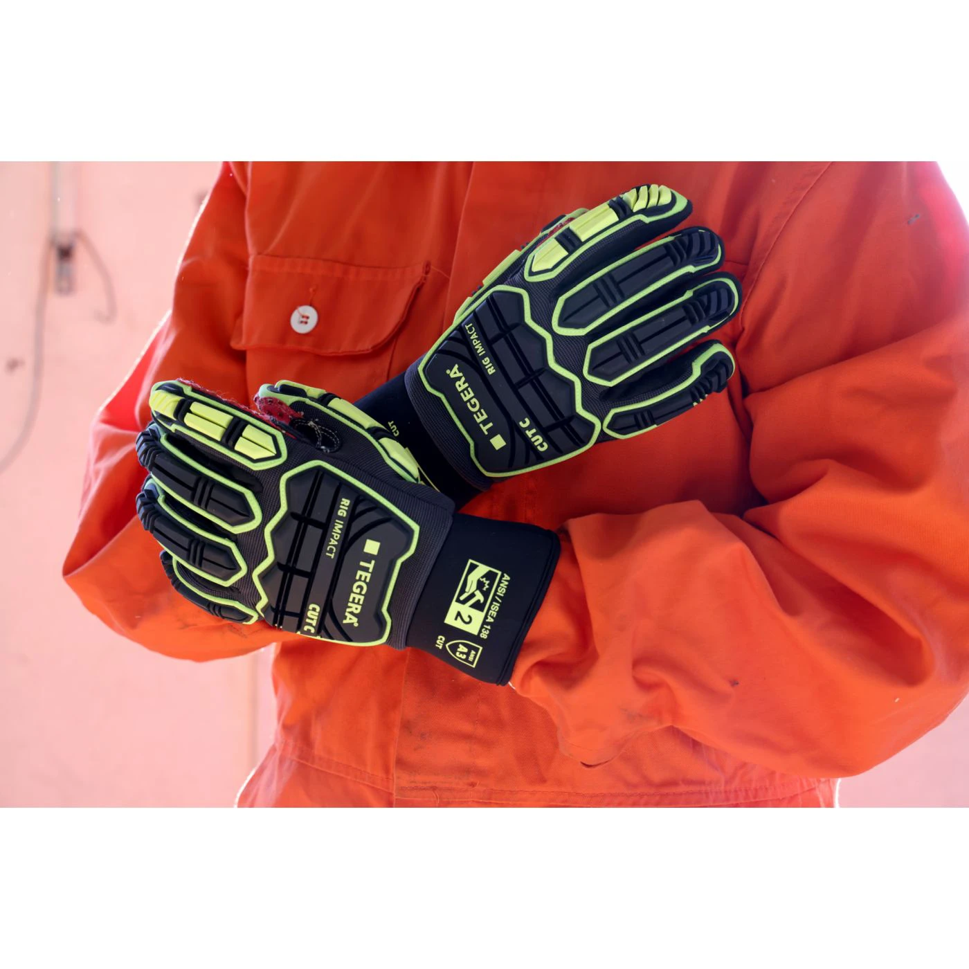 Mănuși pentru reducerea impactului TEGERA RIG IMPACT 522 / Tegera / Mănuși de protecție la impact