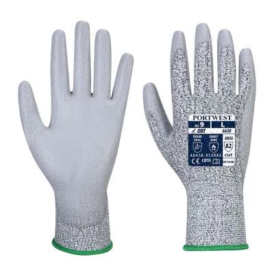 VA620 - Mănuși Vending Cut LR PU Palm / Portwest / Mănuși de protecție din material textil impregnate