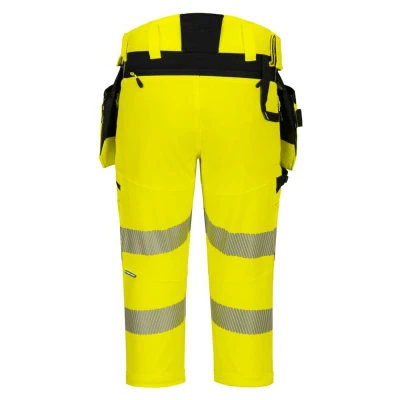 DX402 - Pantaloni 3/4 DX4 HiVis / Portwest / Pantaloni scurți de lucru