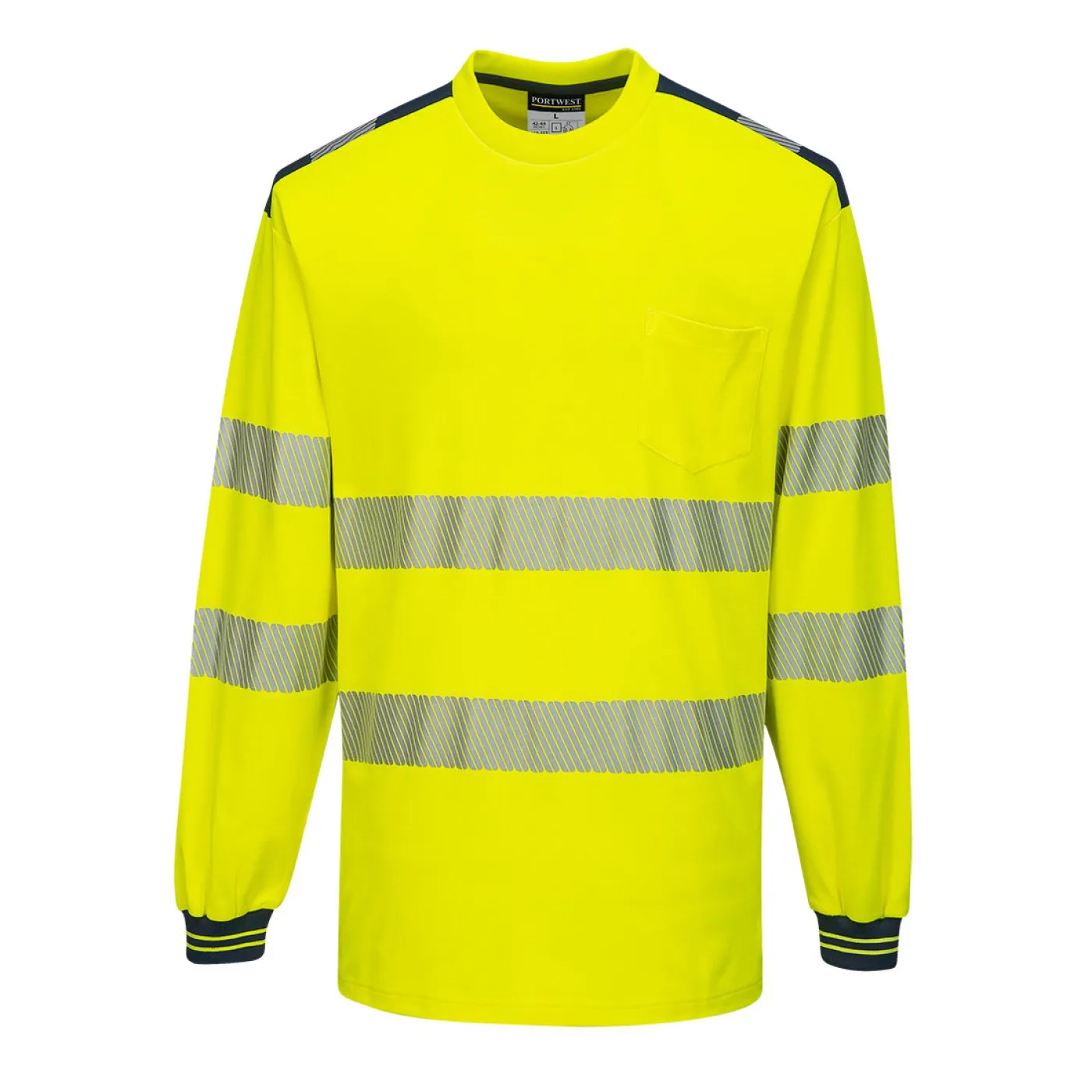 T185 - Tricou PW3 HiVis L/S / Portwest / Tricouri, bluze, cămăși