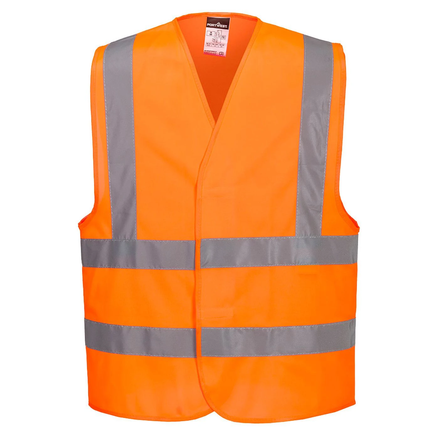 ES470 - Vestă HiVis cu benzi reflectorizante tip ham ES1 Essential / Portwest / Veste de lucru și de semnalizare