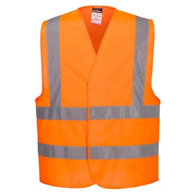 ES470 - Vestă HiVis cu benzi reflectorizante tip ham ES1 Essential / Portwest / Veste de lucru și de semnalizare