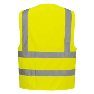 ES470 - Vestă HiVis cu benzi reflectorizante tip ham ES1 Essential / Portwest / Veste de lucru și de semnalizare