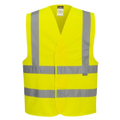 ES470 - Vestă HiVis cu benzi reflectorizante tip ham ES1 Essential / Portwest / Veste de lucru și de semnalizare