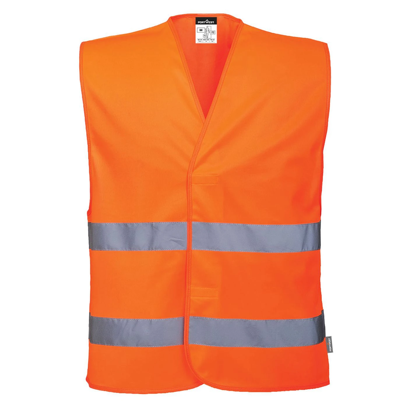 ES474 - Vestă ușoară cu două benzi reflectorizante ES1 Essential HiVis / Portwest / Veste de lucru și de semnalizare