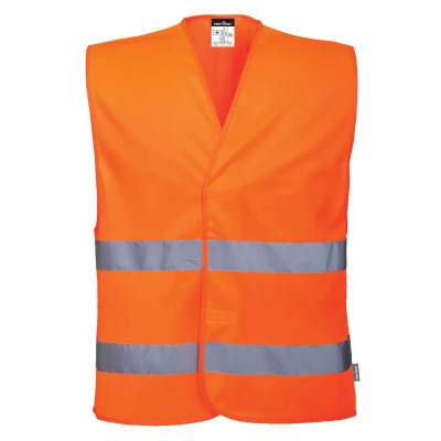 ES474 - Vestă ușoară cu două benzi reflectorizante ES1 Essential HiVis / Portwest / Veste de lucru și de semnalizare