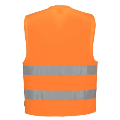 ES474 - Vestă ușoară cu două benzi reflectorizante ES1 Essential HiVis / Portwest / Veste de lucru și de semnalizare