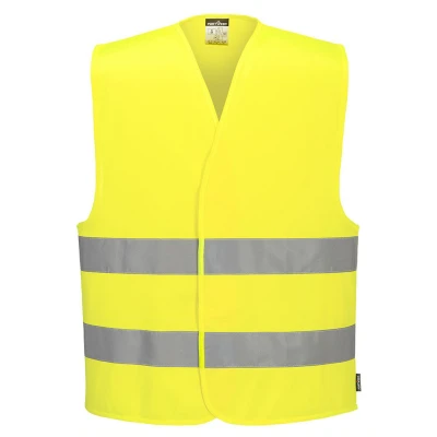 ES474 - Vestă ușoară cu două benzi reflectorizante ES1 Essential HiVis / Portwest / Veste de lucru și de semnalizare
