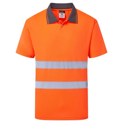 ES477 - Tricou polo cu vizibilitate ridicată ES1 Essential HiVis / Portwest / Tricouri, bluze, cămăși